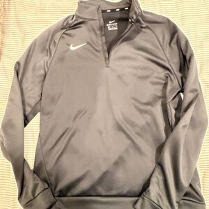 Nike Black Dri-FIT Quarter-Zip Top